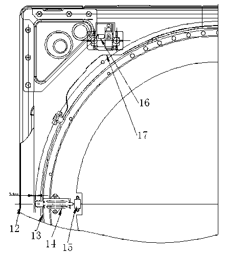 Vibration alarming system for full-automatic washing machine