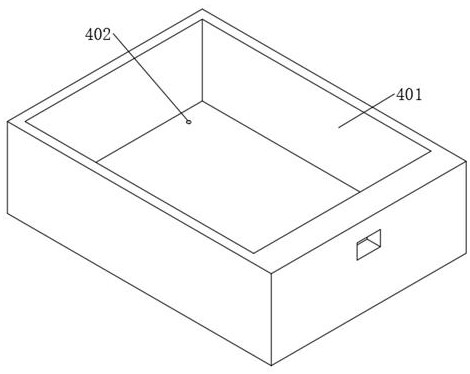 A cabinet for automobile inspection and maintenance with the function of preventing engine oil pollution