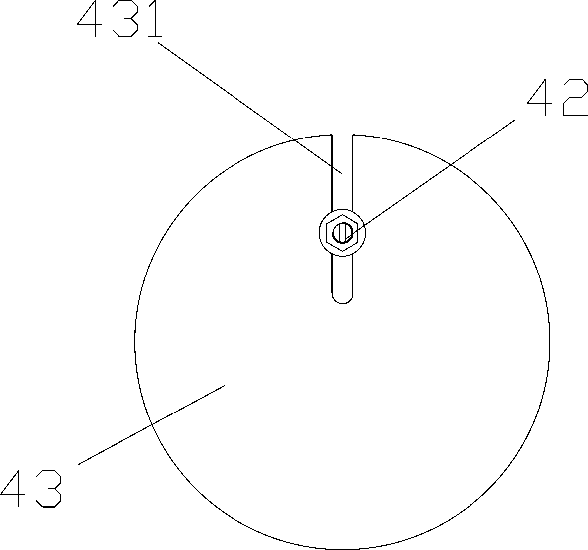 Opening device for packaging box foam lining plate