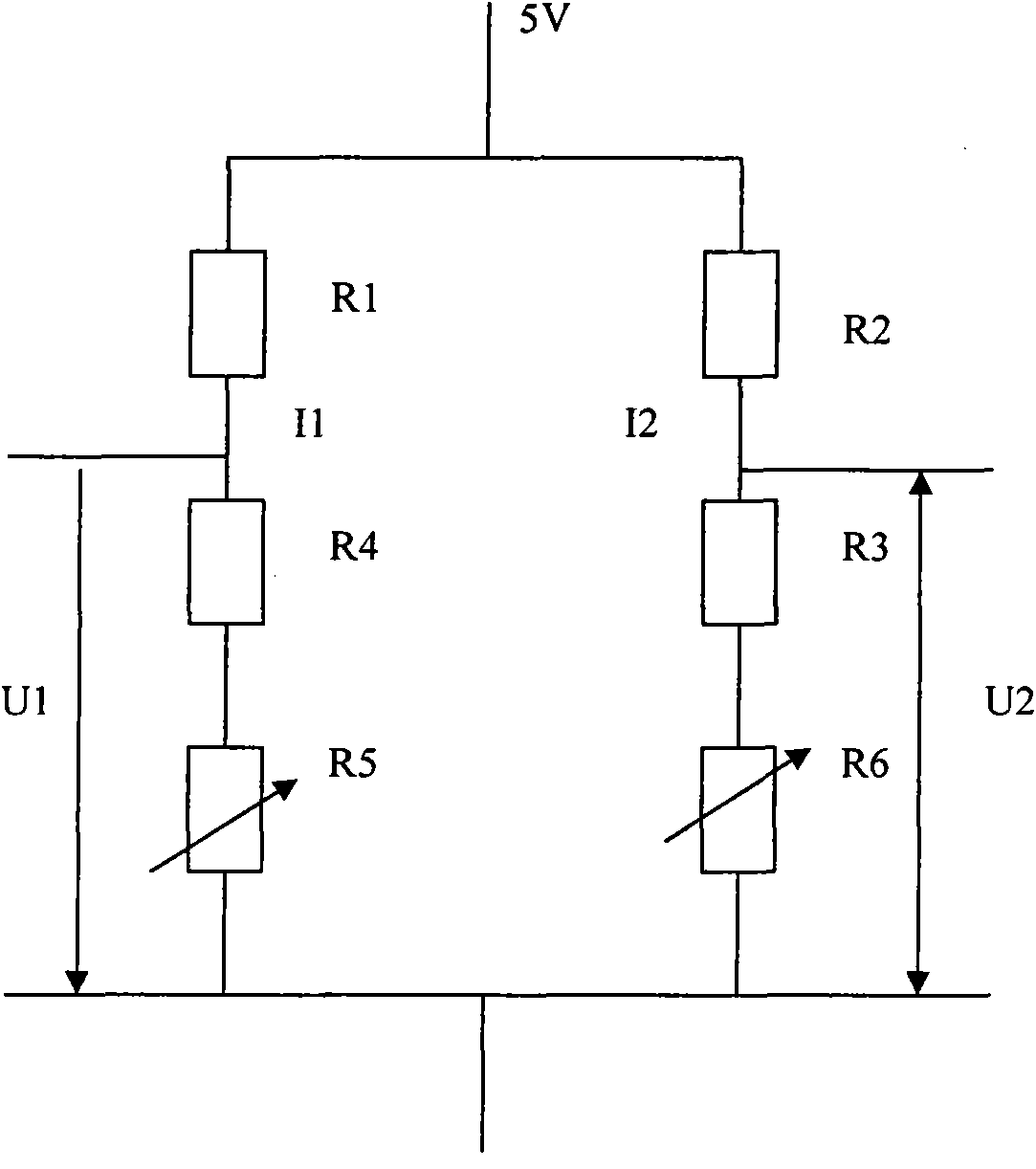 Laser trimming method of zeropoint resistor of pressure chip of ceramic pressure sensor