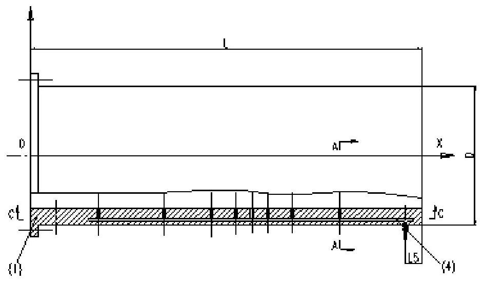 Forced lubrication bearing with distributed holes