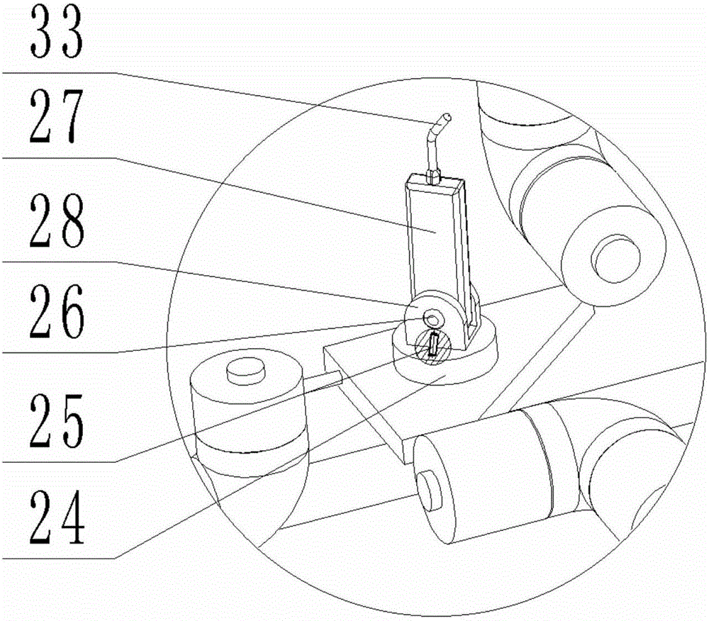 Controllable hybrid mechanism type ultrasonic tooth-cleaning robot