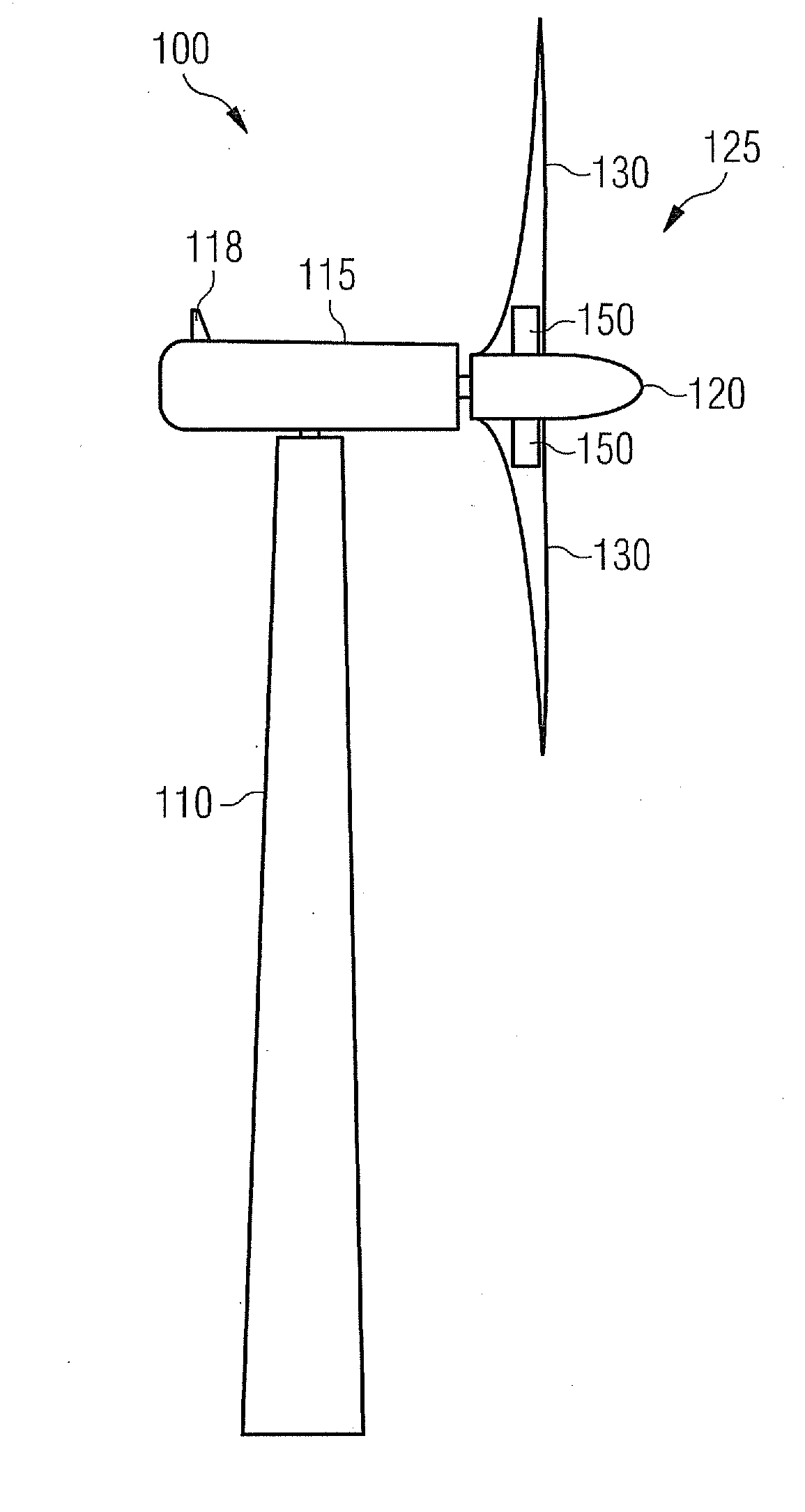 Blade deflection measurement with magnetostrictive sensor