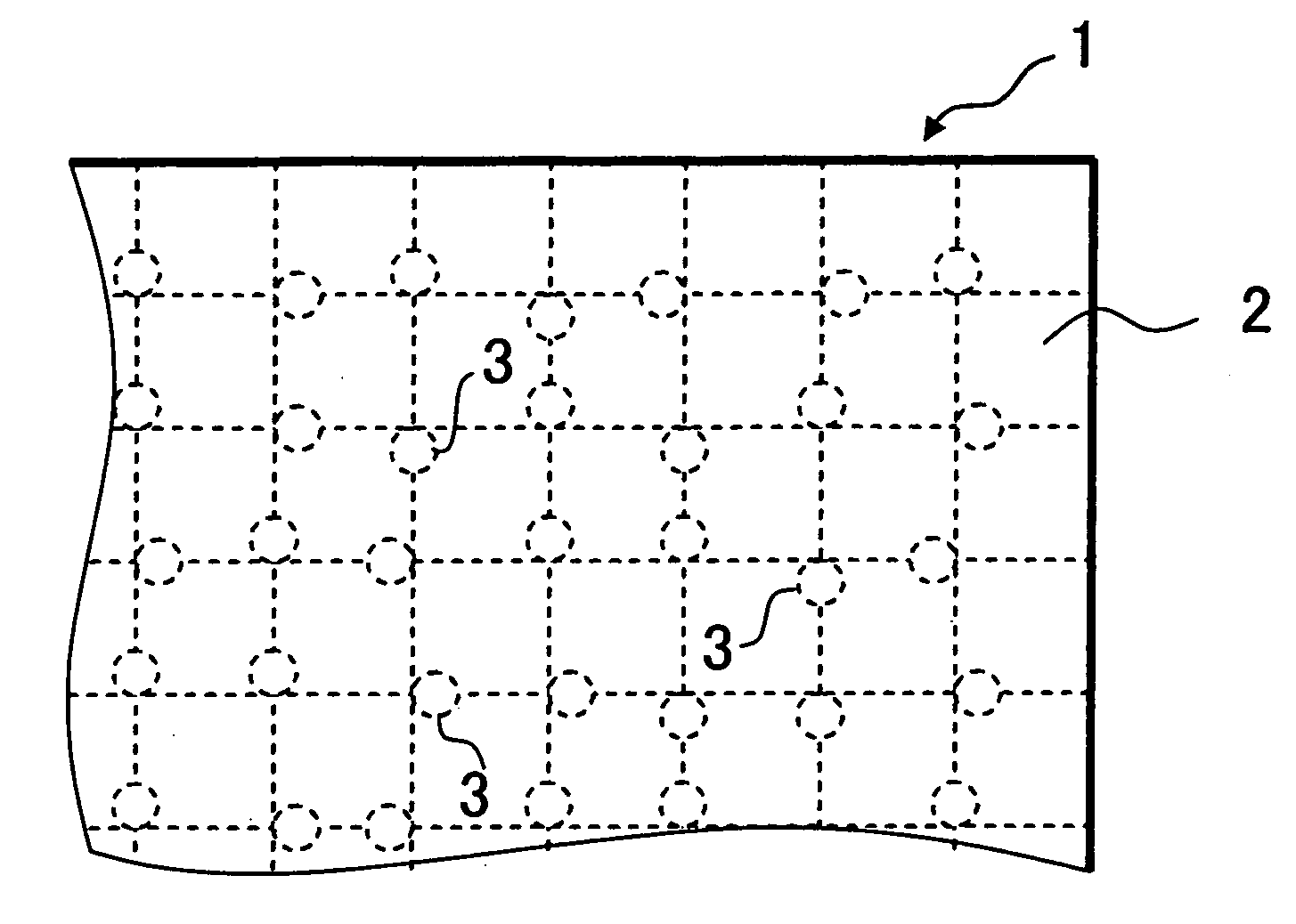 Transparent sheet having a pattern for infrared reflection