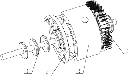 Insulator and cable automatic cleaning equipment