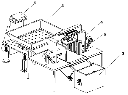 Waste automobile part recycling and processing equipment