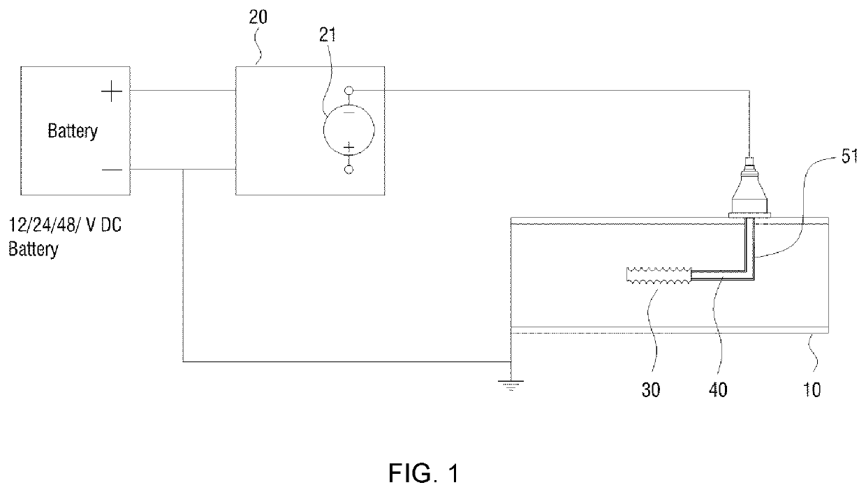 Non-thermal plasma-based exhaust gas particulate matter reduction apparatus for preventing arcing phenomenon