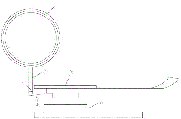 Auxiliary device for pulling out flexible printed circuit (FPC) connector