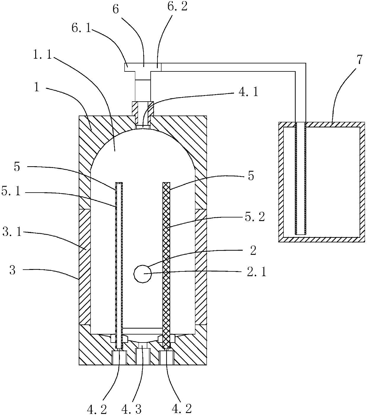 Water quality microbiological detection device and detection method