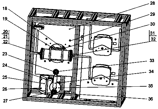 Automatic acquisition instrument for fat core cluster cells and fat matrix vascular components