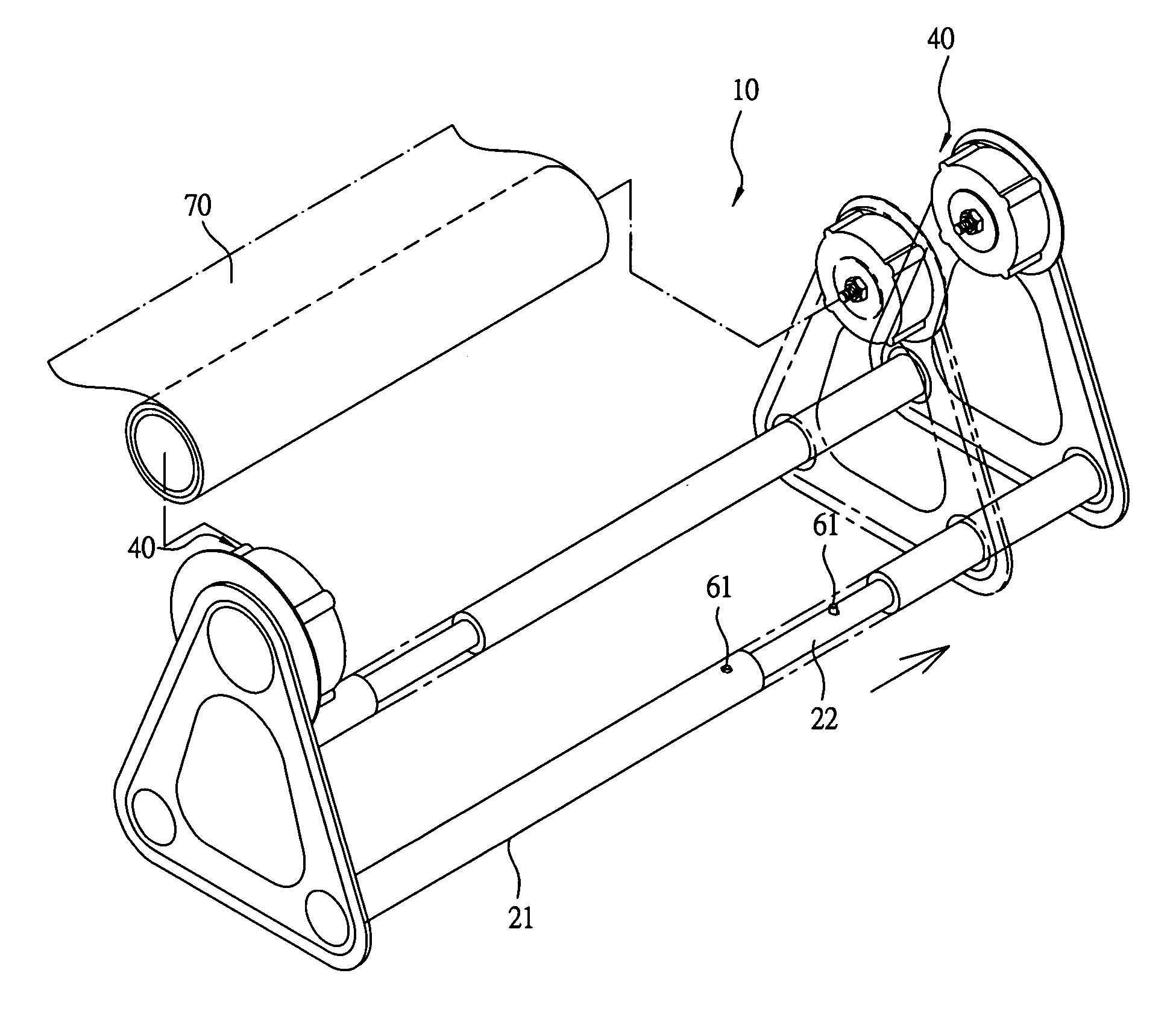 Window protective membrane dispenser