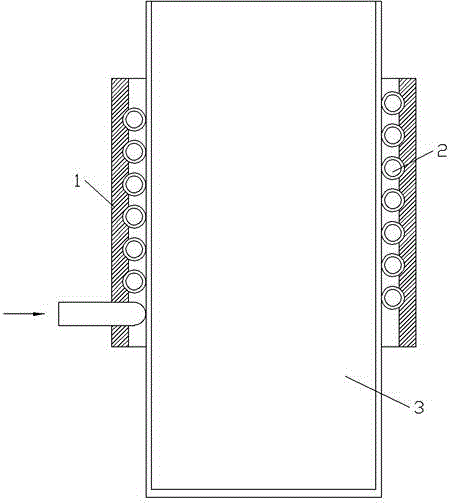 Clamping device for thin-wall cylindrical glass piece