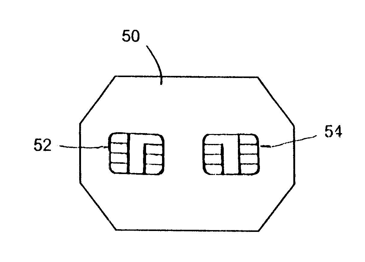 Integrated circuit card with multiple integral electronic modules