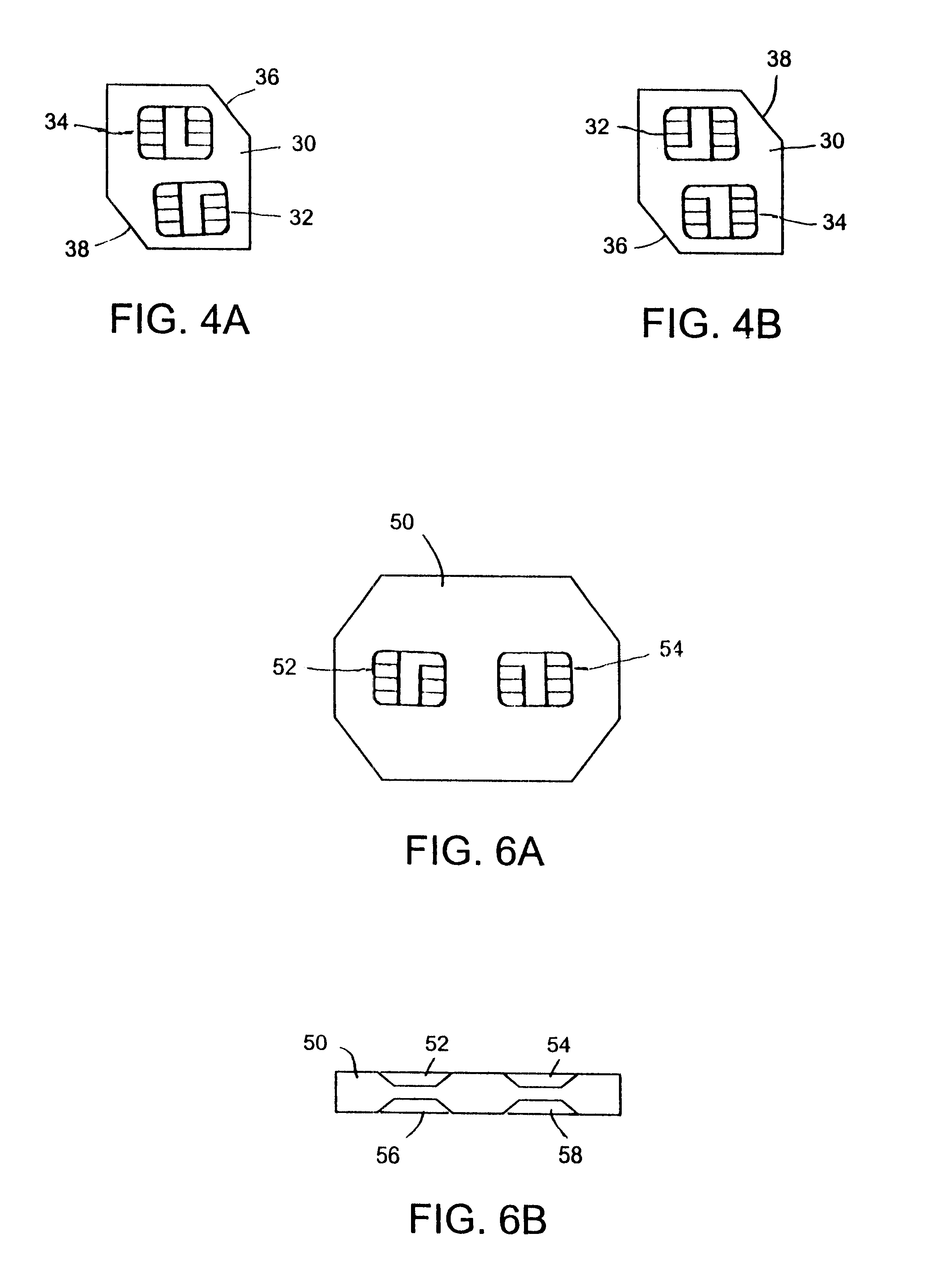 Integrated circuit card with multiple integral electronic modules