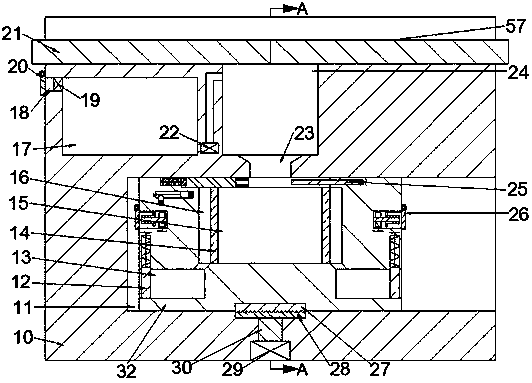 Vehicle-mounted solid-liquid separation excrement temporary storage device