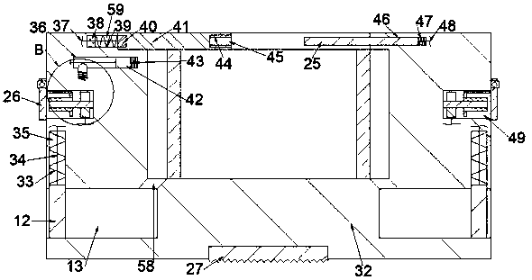 Vehicle-mounted solid-liquid separation excrement temporary storage device