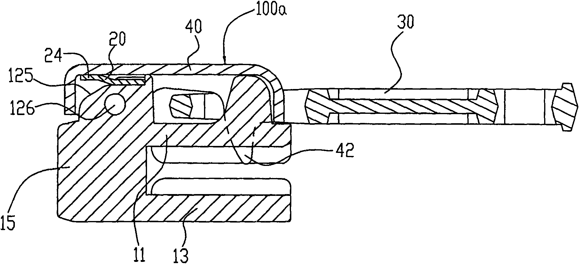 Self-lock type zip head