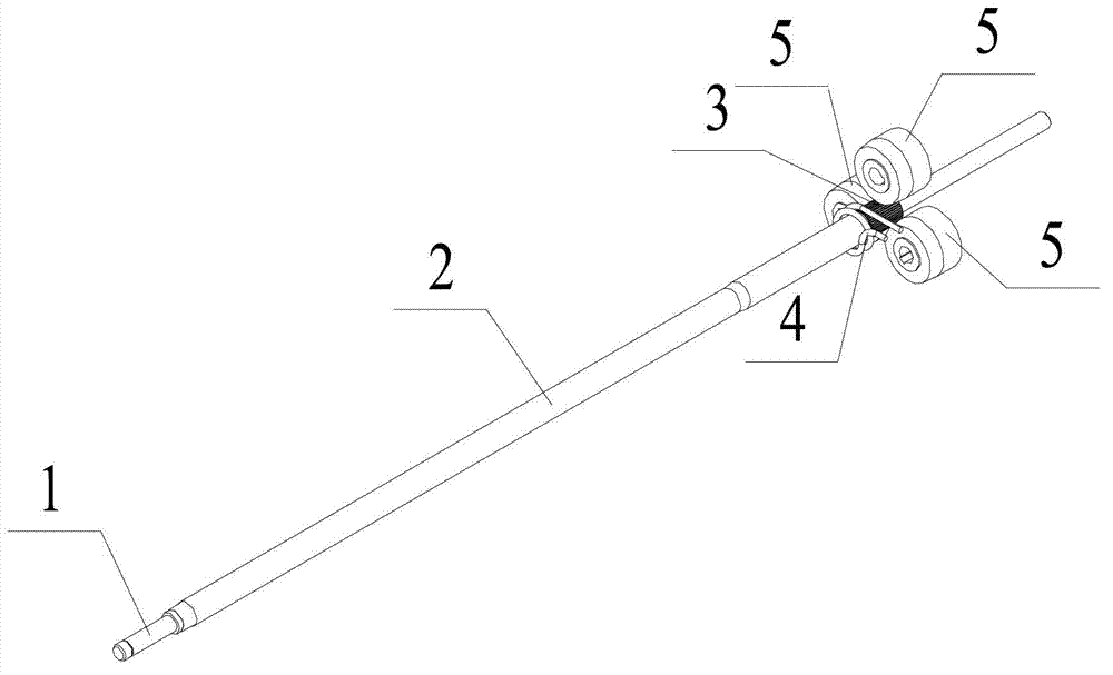 Method for axially feeding, extruding, rolling and forming spline shaft by medium-frequency and high-frequency sensing heating