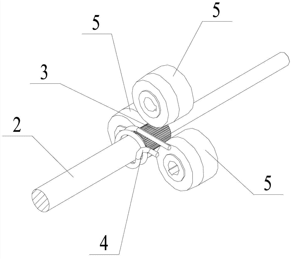 Method for axially feeding, extruding, rolling and forming spline shaft by medium-frequency and high-frequency sensing heating