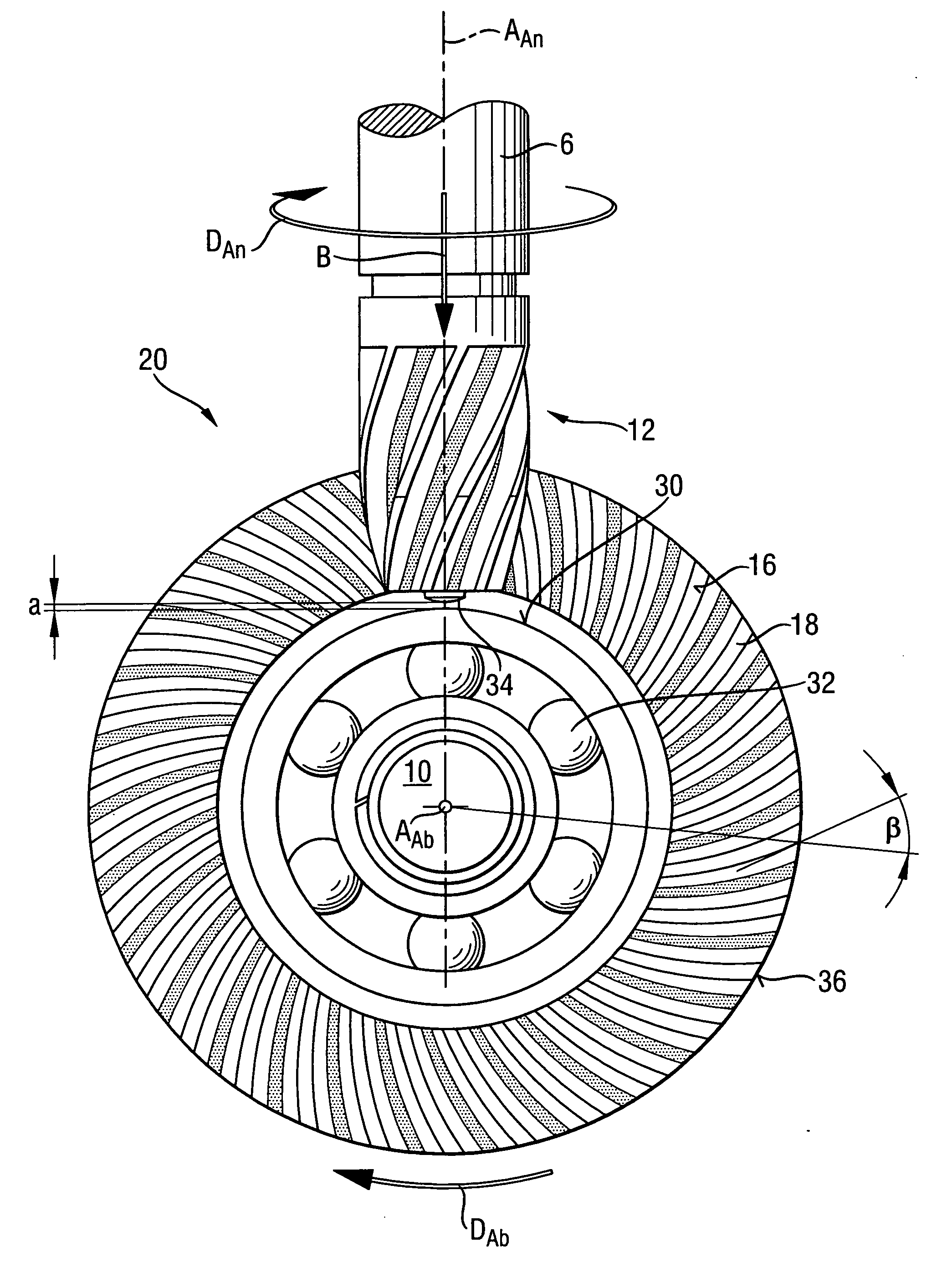 Hand-held power tool with angle drive