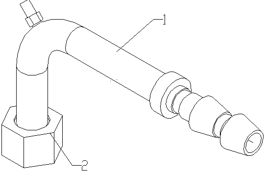 Elbow with inverted cone anticreep bulge