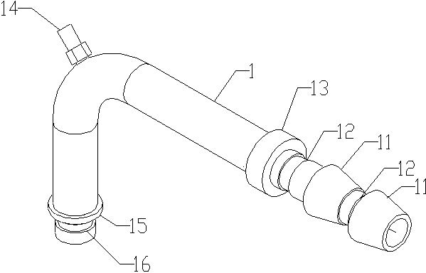 Elbow with inverted cone anticreep bulge