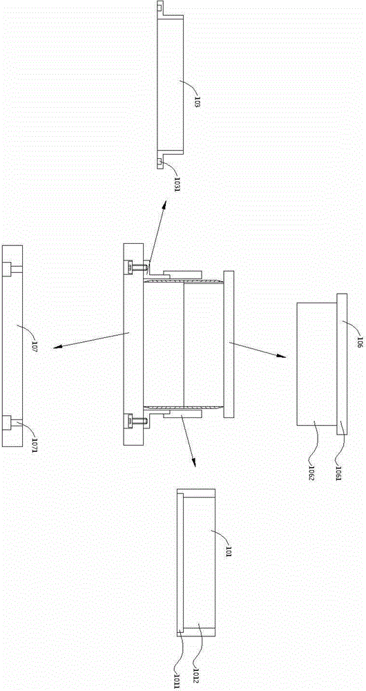 A static pressure shearing sample making apparatus and its making method