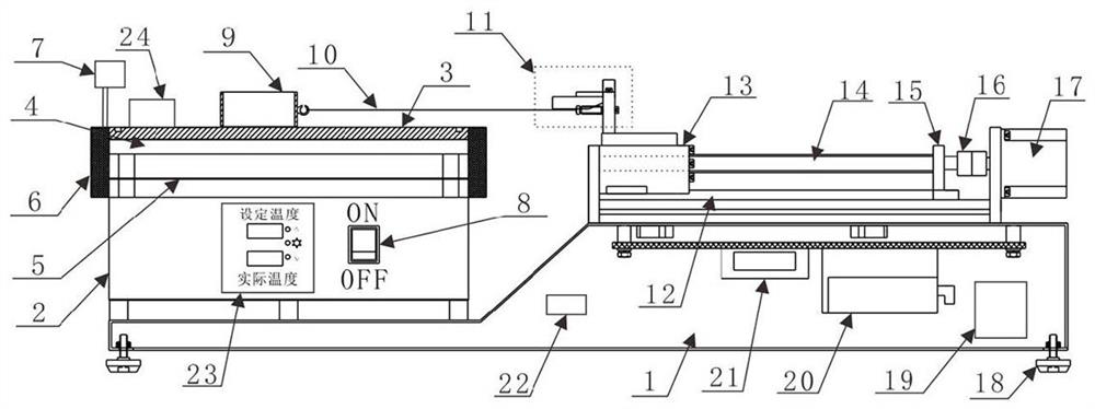 Device for measuring friction coefficient of drilling plugging material