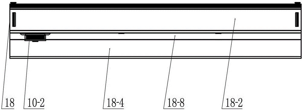 Multi-section combined intelligent partition door drive system