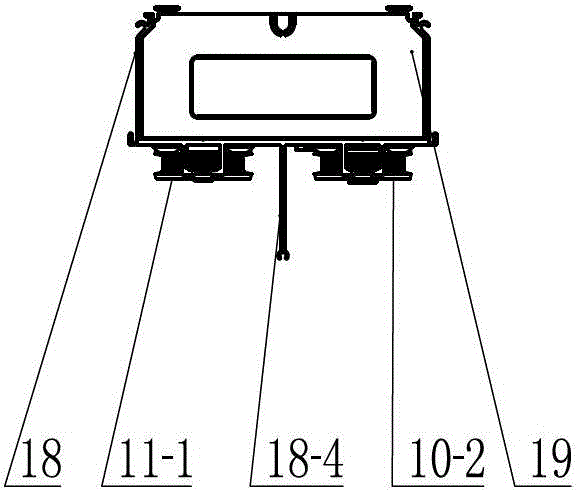 Multi-section combined intelligent partition door drive system