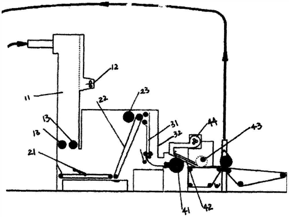 Alginate fiber cotton and preparation method thereof