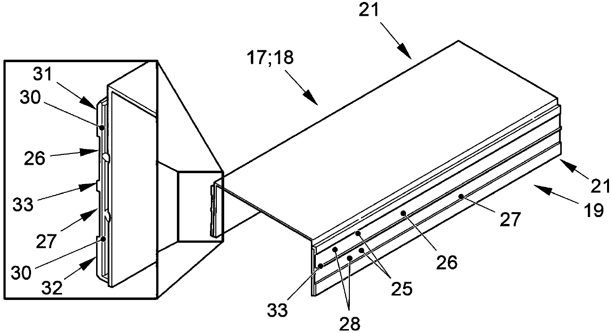 Storage battery module housing for traffic tool