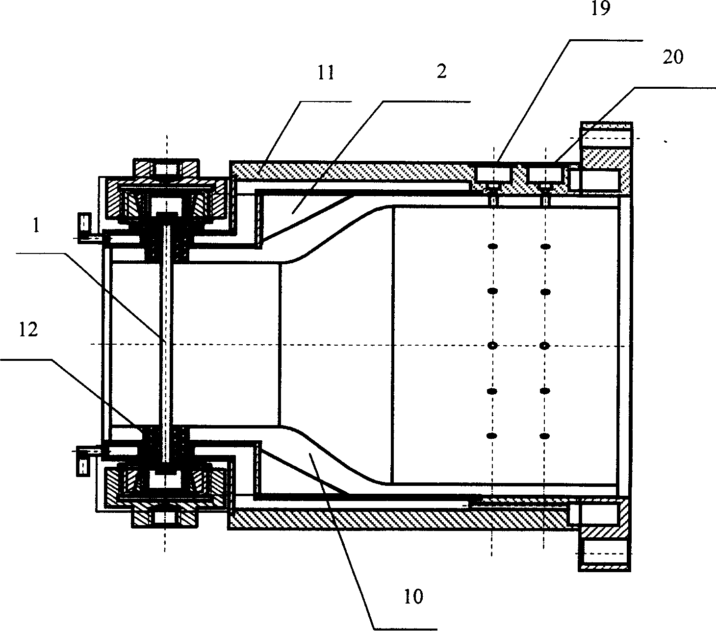 Aeroengine materials hot end environment experimental simulation method and device