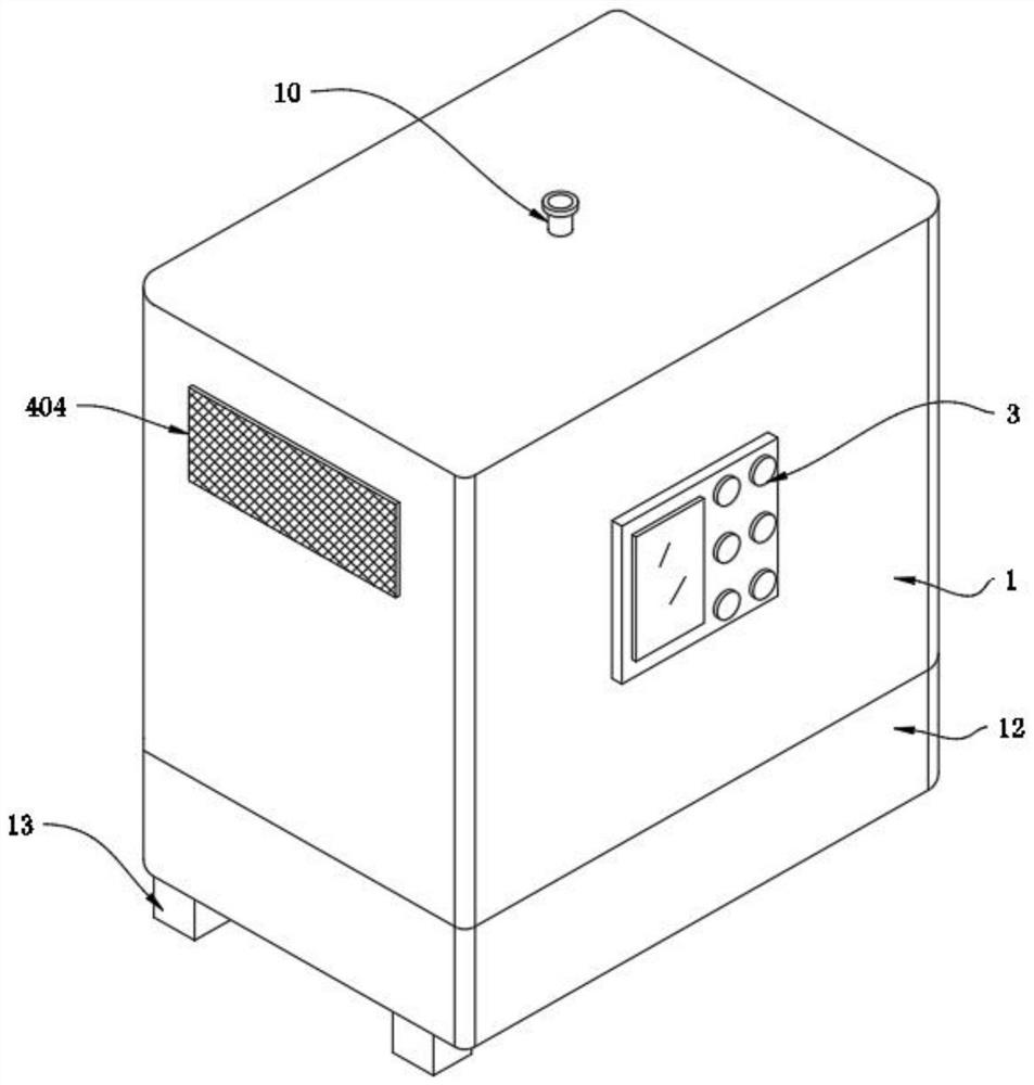 Efficient and energy-saving screw type air compressor