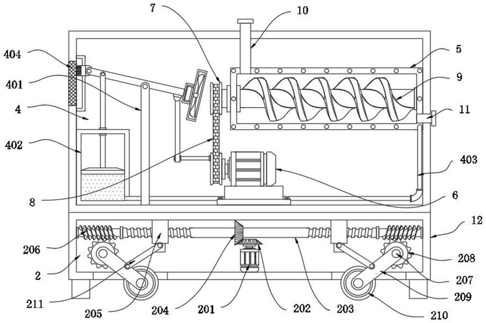 Efficient and energy-saving screw type air compressor