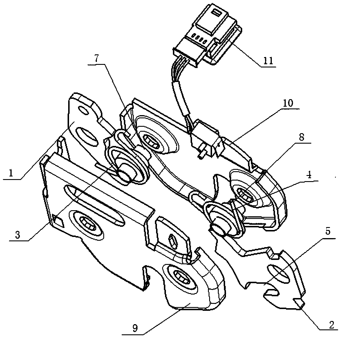 A luggage lock structure