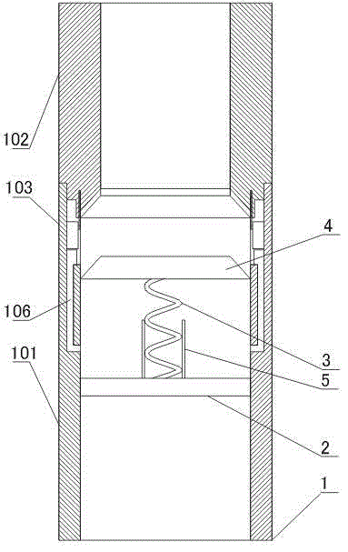 Bolt type gas pressure reducing and regulating pipe