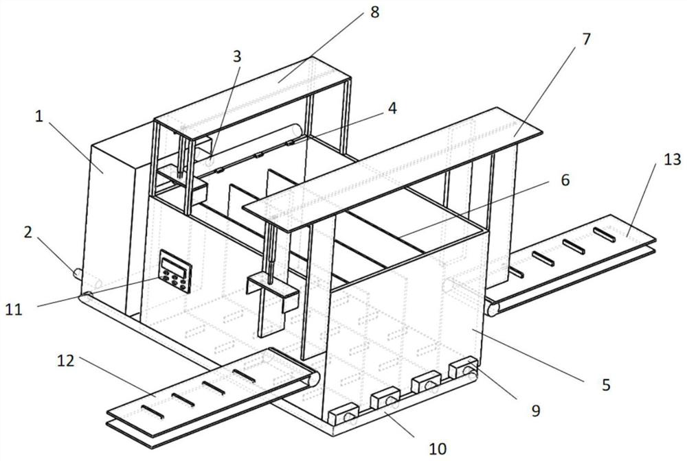 A classification precooling device for deep-sea fish and its application