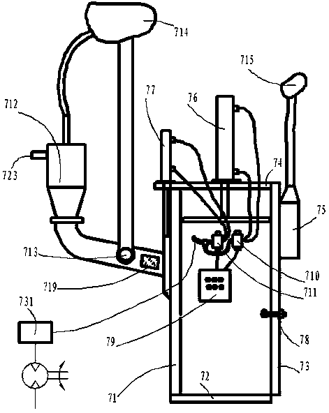 Non-woven leftover material opening and recovery system and recovery method