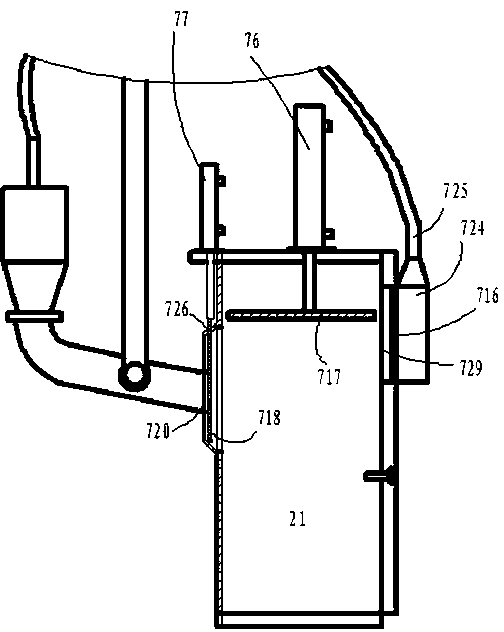 Non-woven leftover material opening and recovery system and recovery method