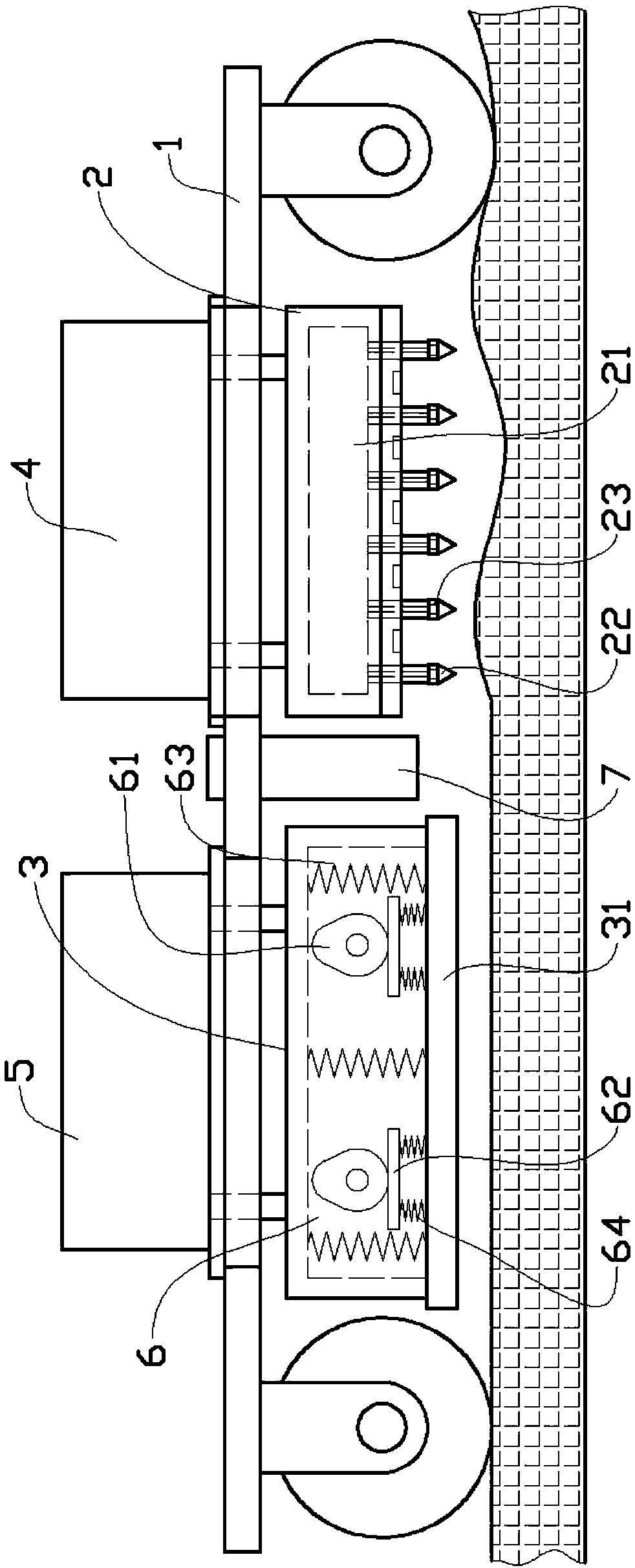 Asphalt pavement leveling device