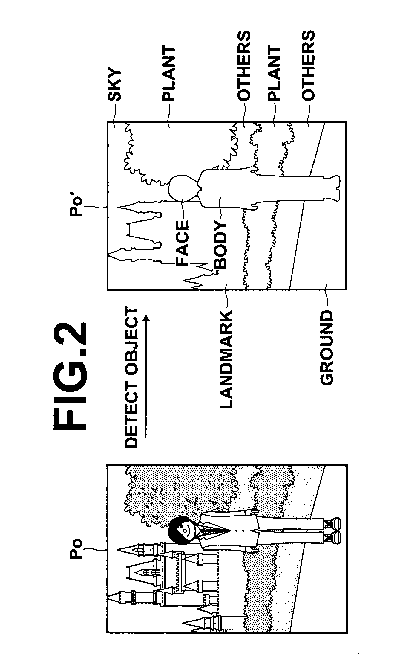 Image trimming method, apparatus and program