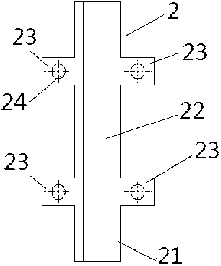 Fatigue test device for vehicle body thin plate, and test method thereof