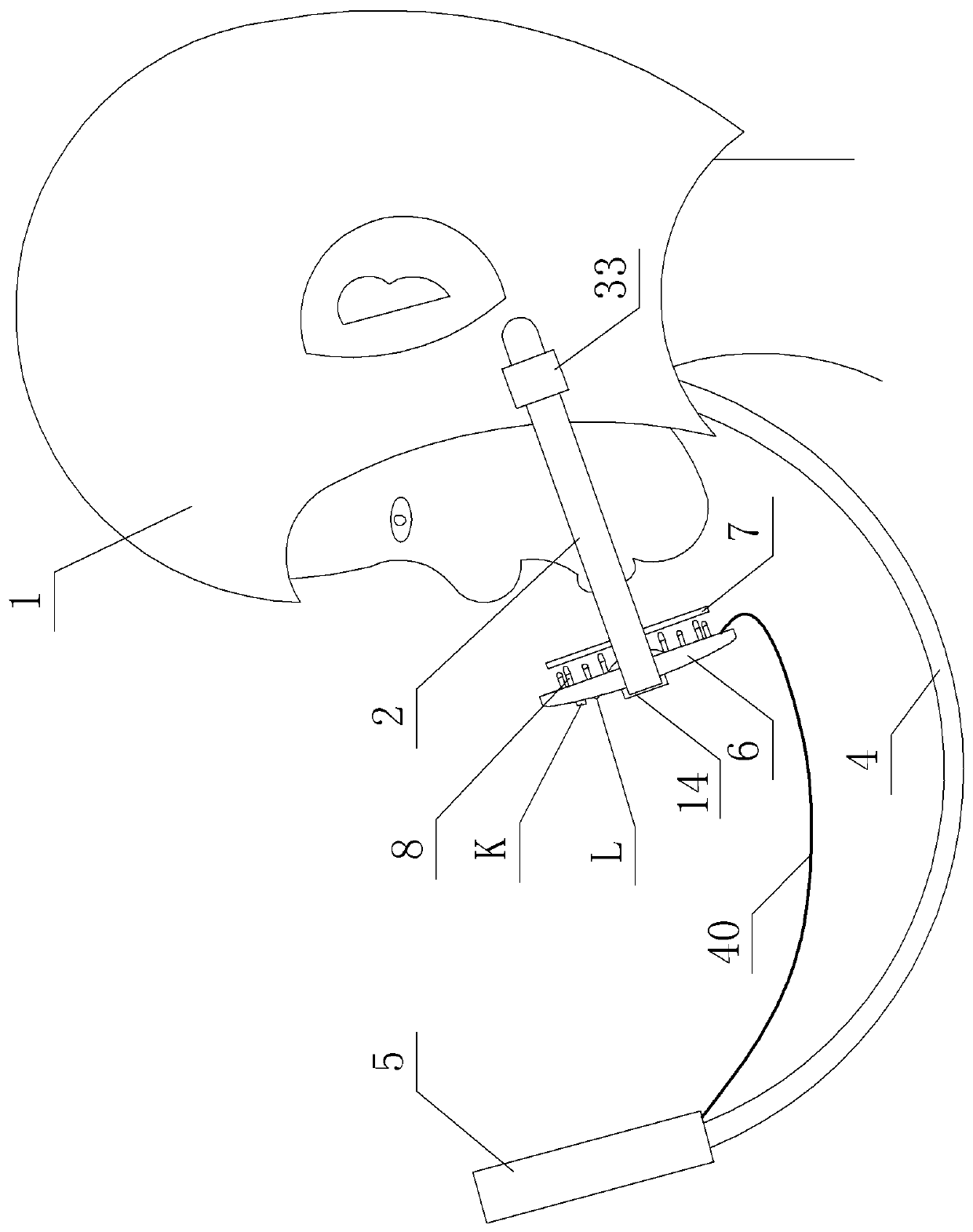 Muscle force rehabilitation training device for oral and maxillofacial regions of human bodies