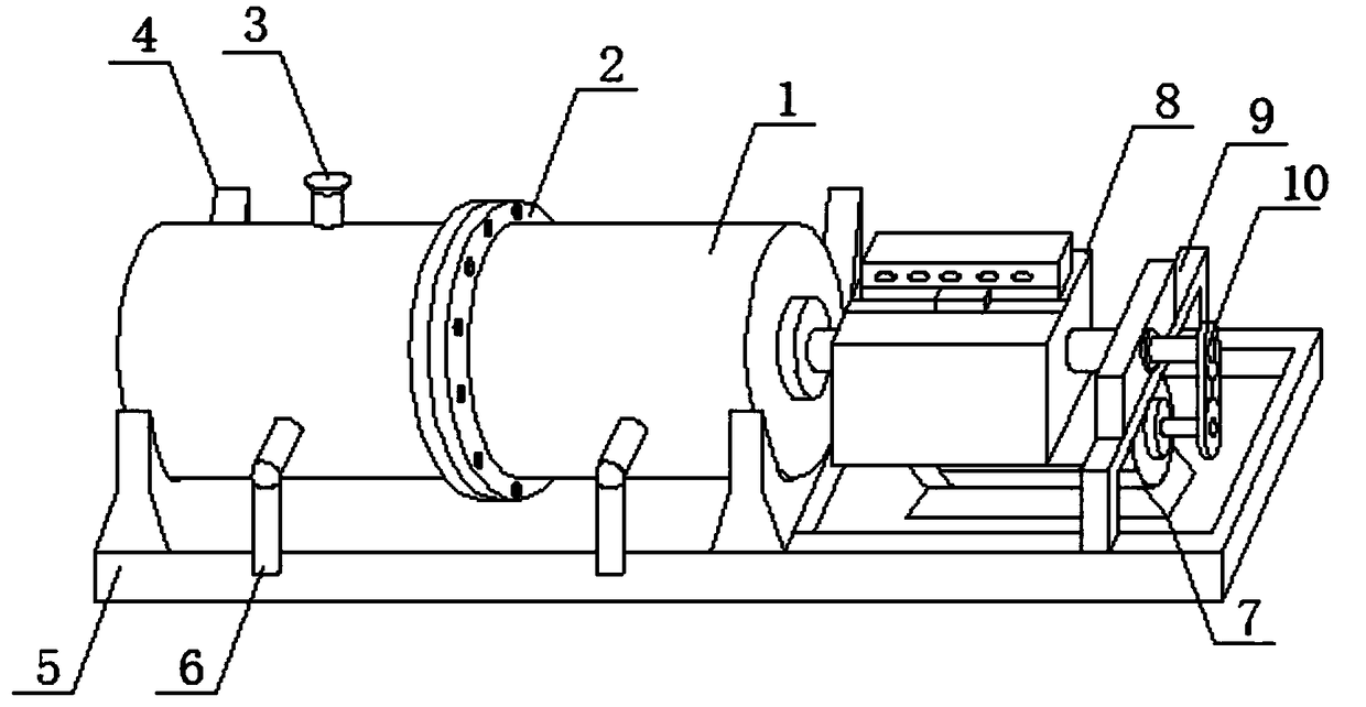 Sewage filtering treatment device