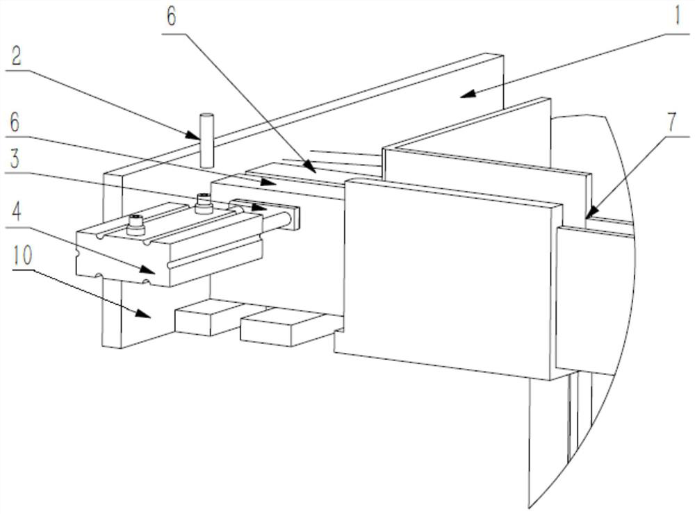 Air cylinder type cigarette packet arranging device of cigarette packet conveying channel