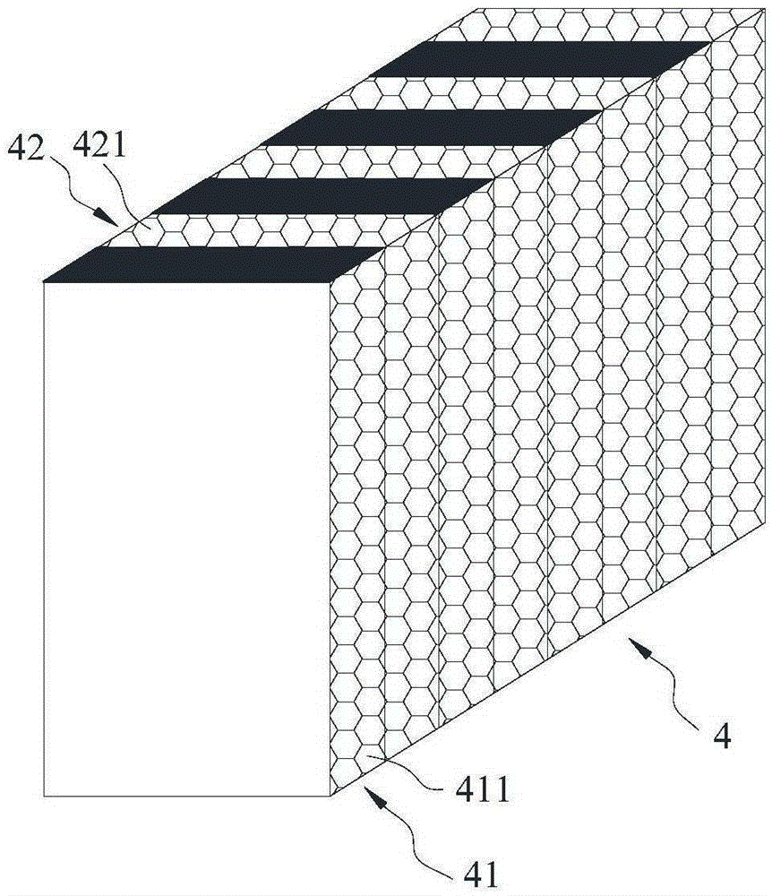 Cross-flow type cooling tower capable of saving water and eliminating mist