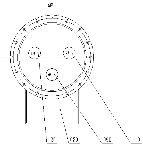 Combined three-phase common-body electronic current and voltage transformer