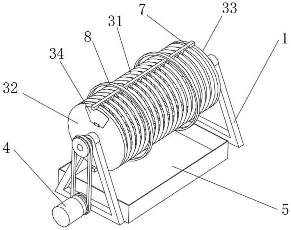 A kind of aggregate screening device for self-compacting concrete