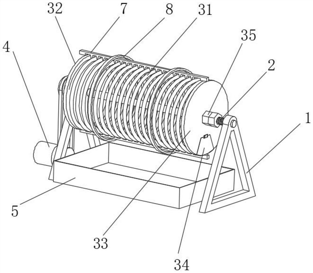 A kind of aggregate screening device for self-compacting concrete